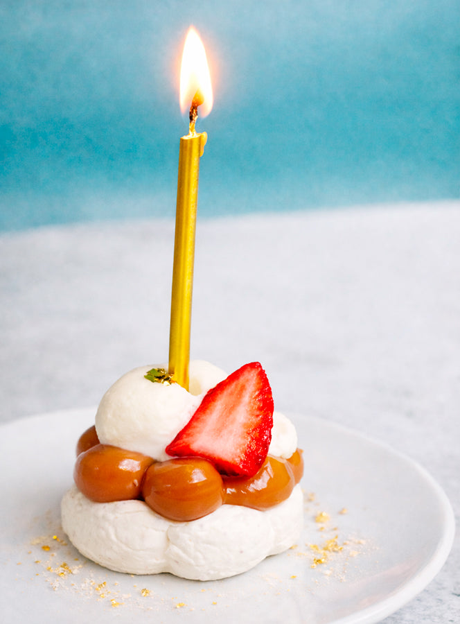 Golden Pencil Candle