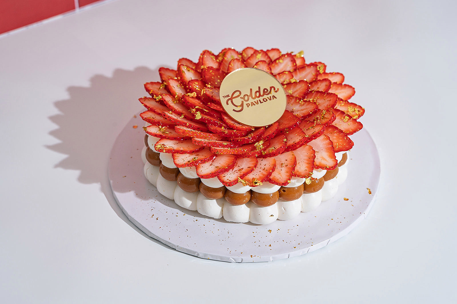 Small Strawberry Pavlova