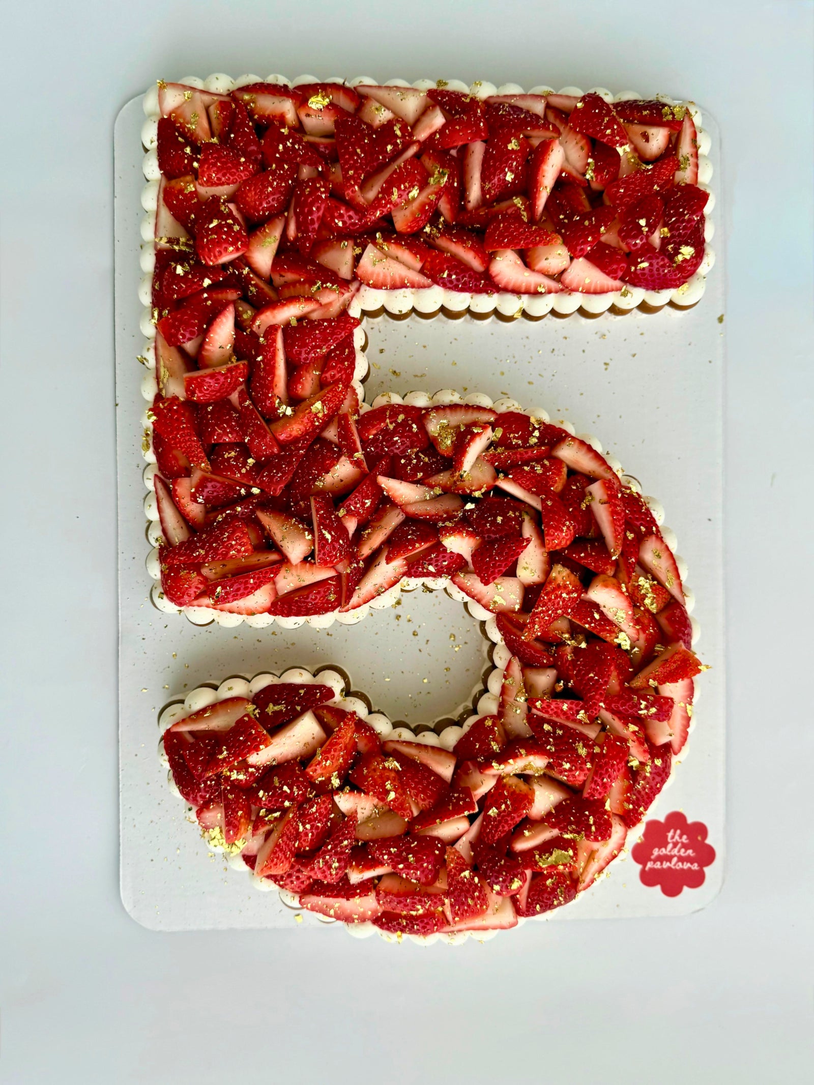 Gluten free jumbo pavlova dessert for birthdays and celebrations, available for curbside pickup in Miami Florida